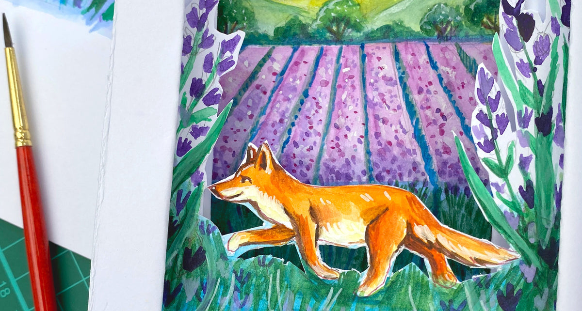 Exploring The Past Playing With Paint and Paper Craft...