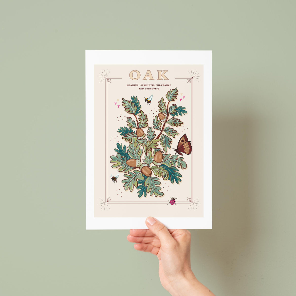 Oak Tree Wall Art Print