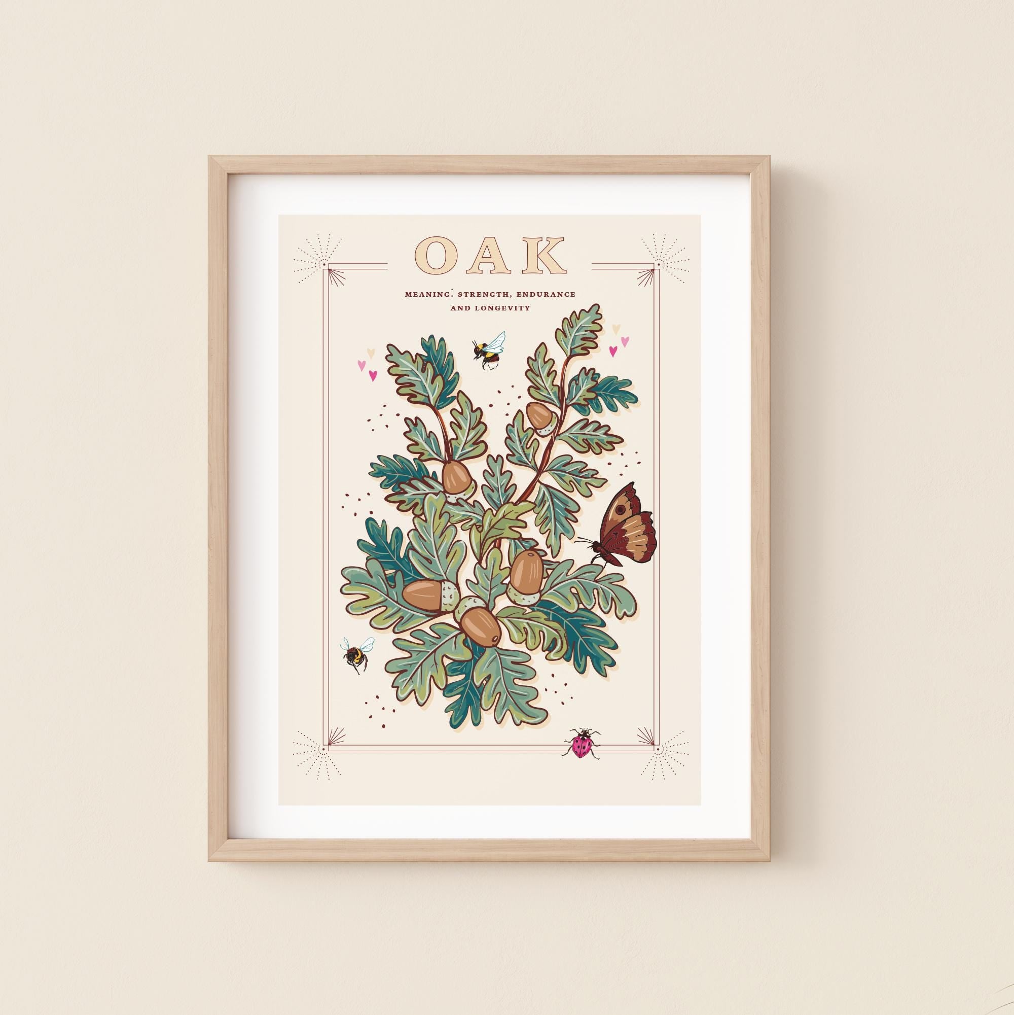 Oak Tree Wall Art Print