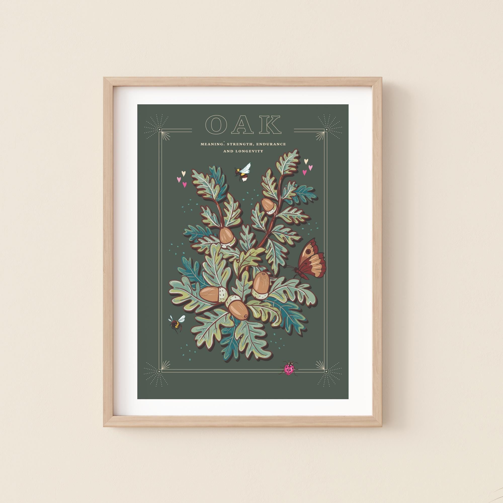 Oak Tree Wall Art Print