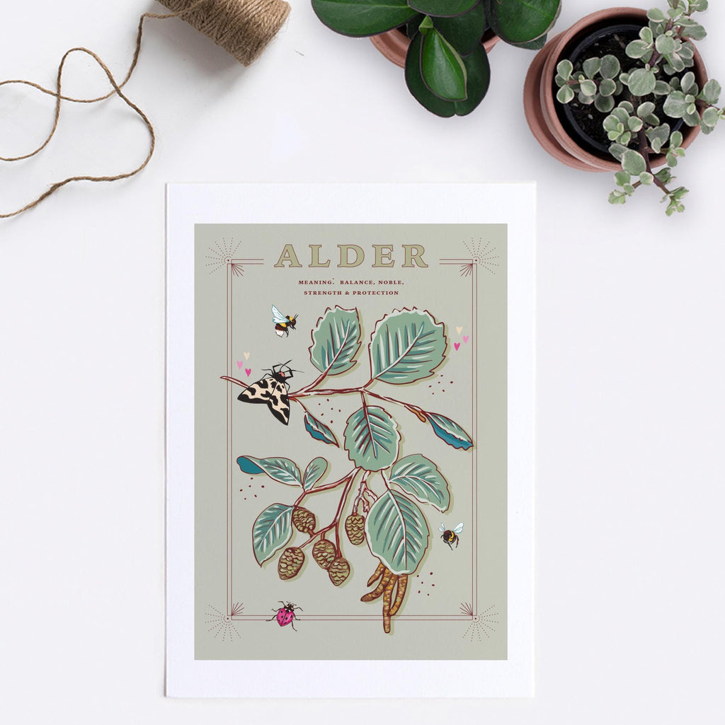Alder Tree Wall Art Print