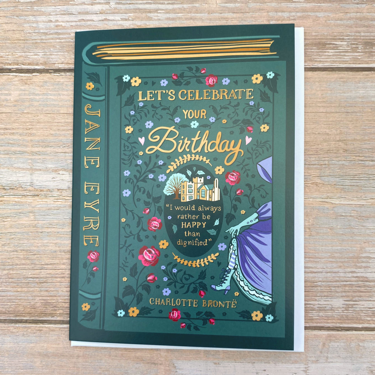 Birthday Card for a Literature Lover - Jane Eyre by Charlotte Bronte