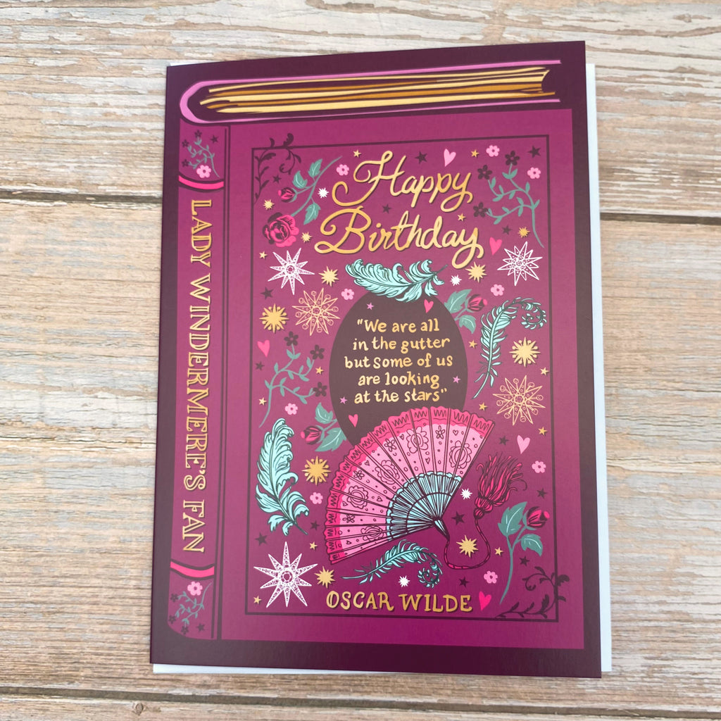 Birthday Card for a Literature Lover - Lady Windermere’s Fan by Oscar Wilde