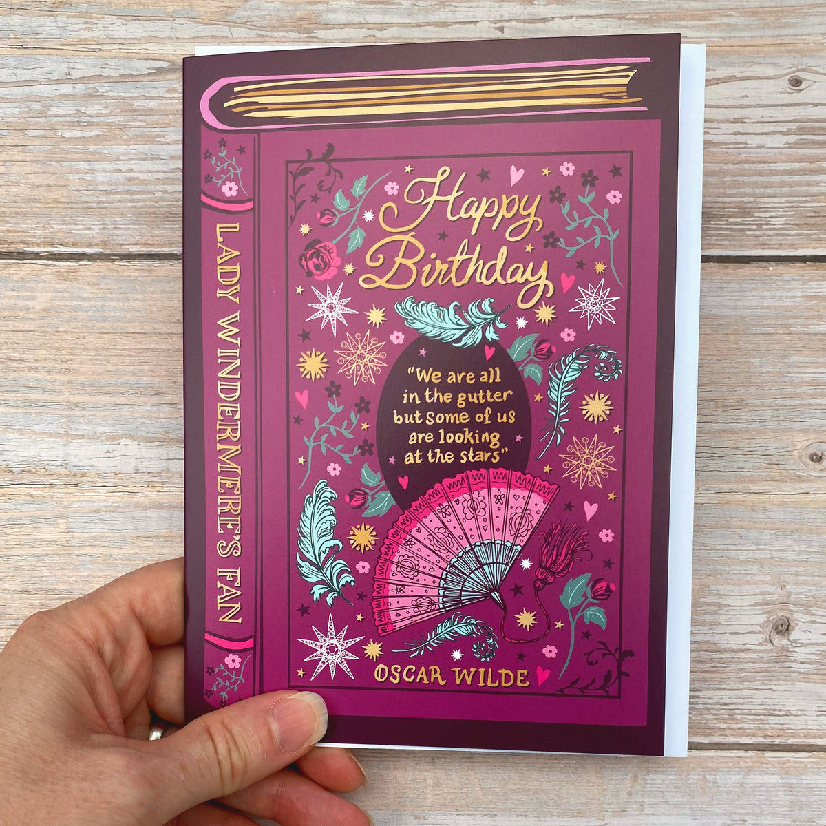Birthday Card for a Literature Lover - Lady Windermere’s Fan by Oscar Wilde