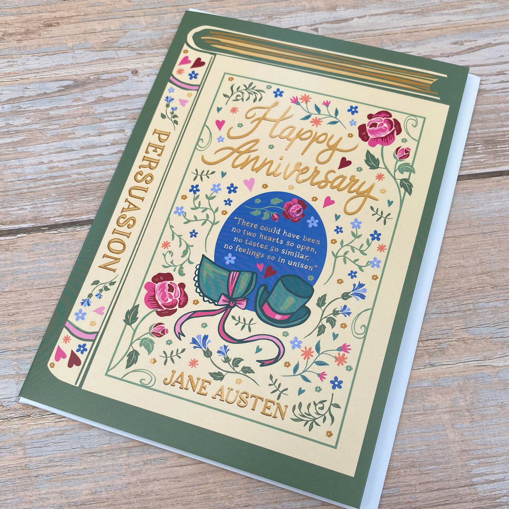 Happy Anniversary Card for a Literature Lover - Persuasion by Jane Austen