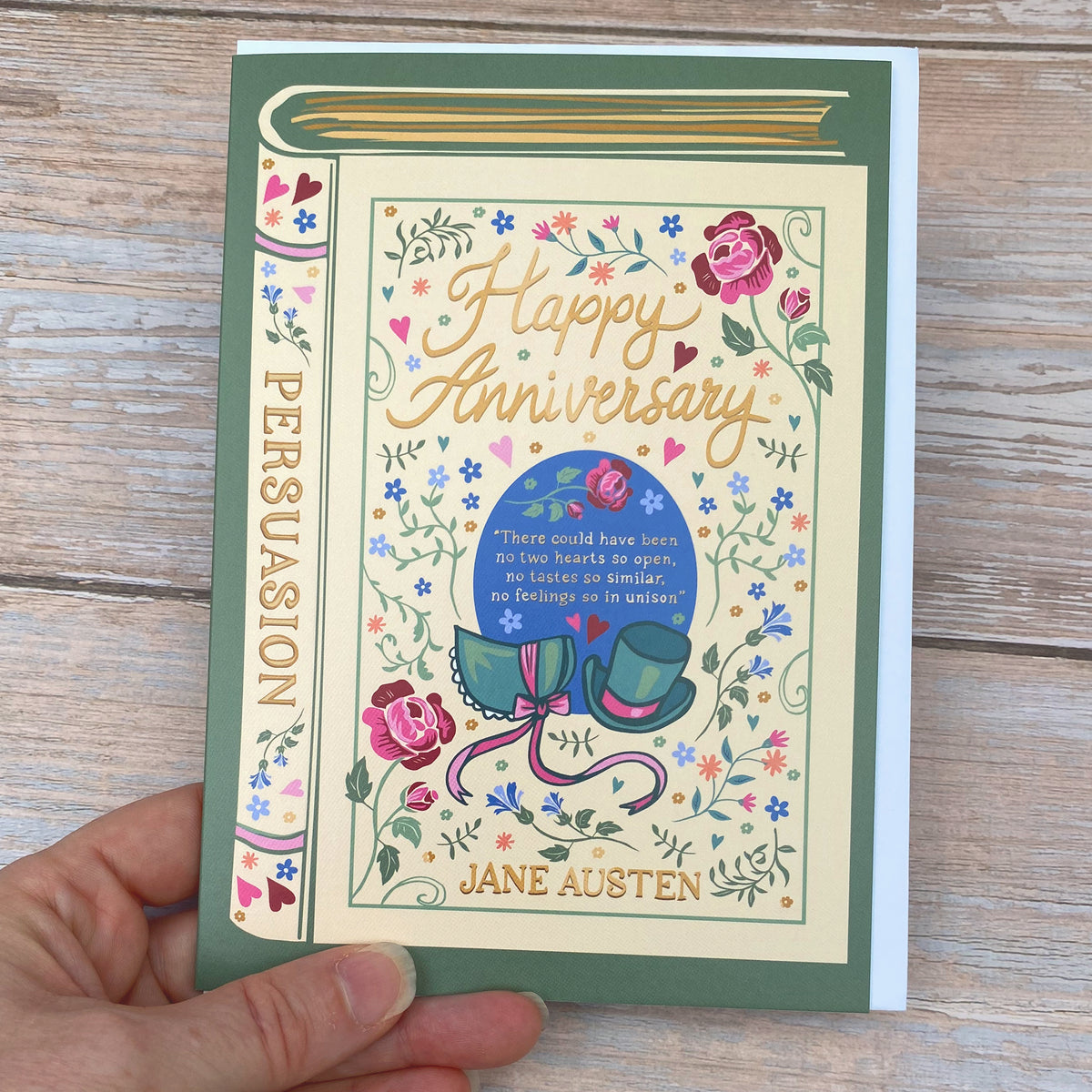 Happy Anniversary Card for a Literature Lover - Persuasion by Jane Austen