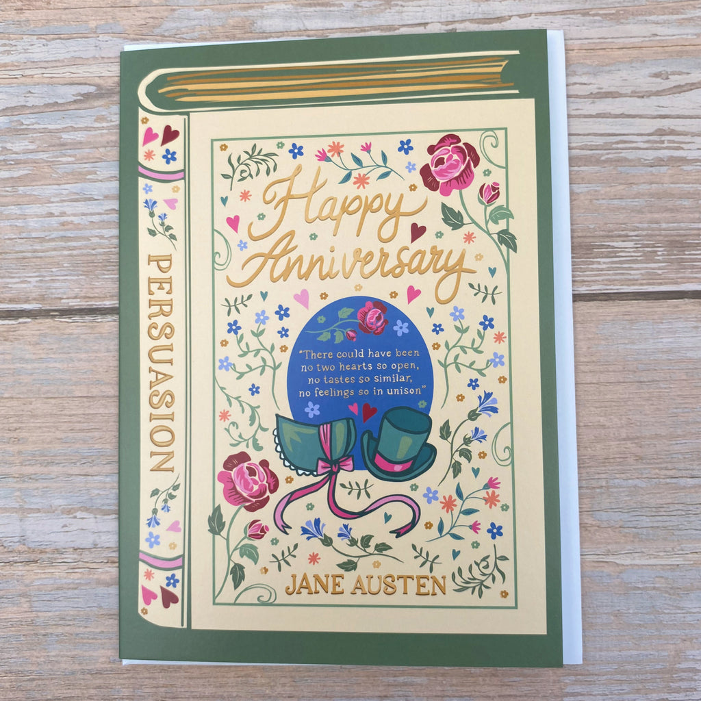 Happy Anniversary Card for a Literature Lover - Persuasion by Jane Austen