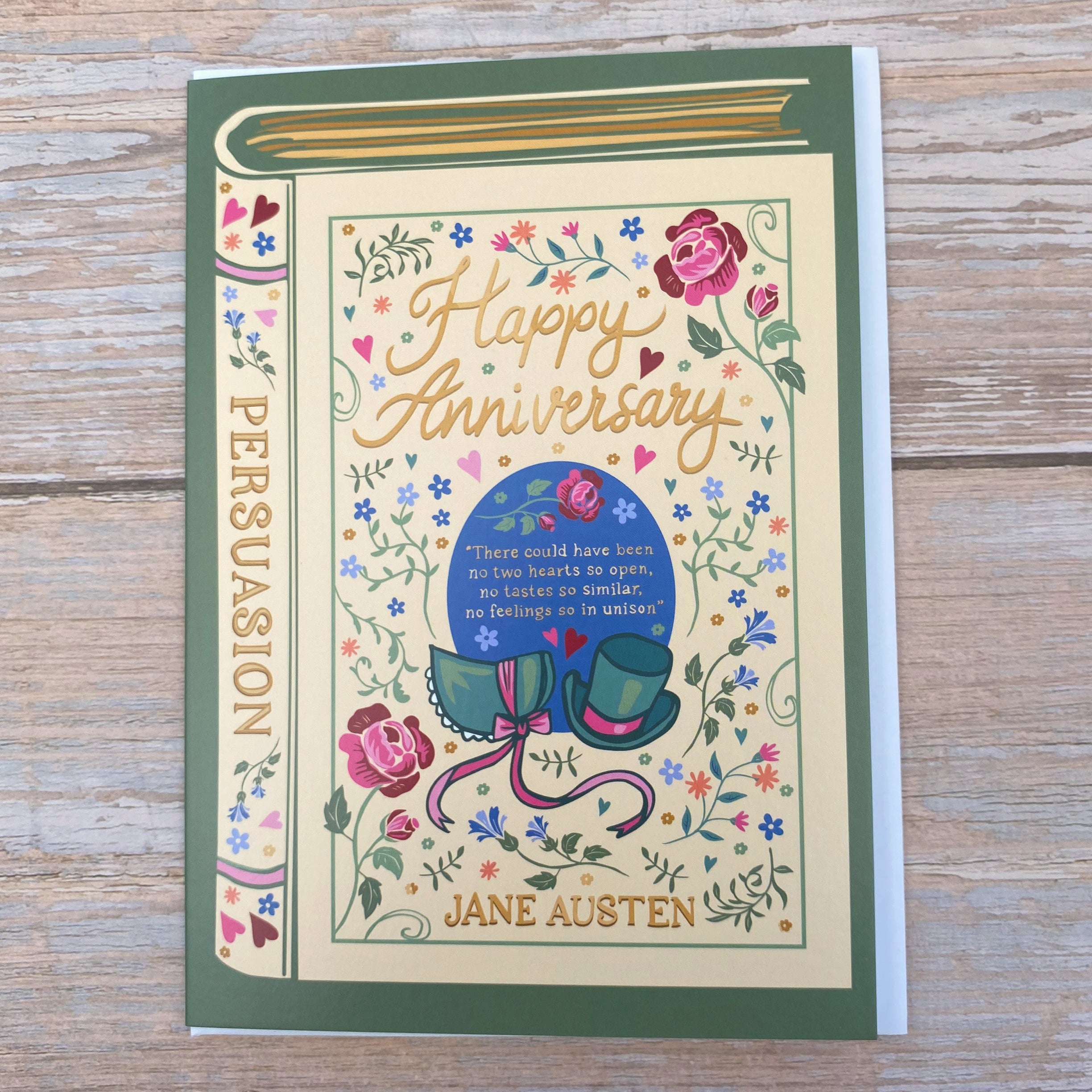 Happy Anniversary Card for a Literature Lover - Persuasion by Jane Austen