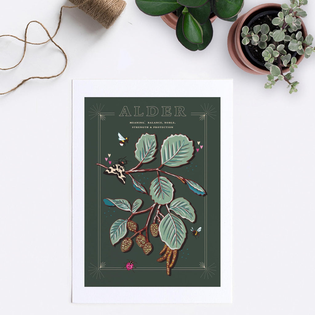 Alder Tree Wall Art Print