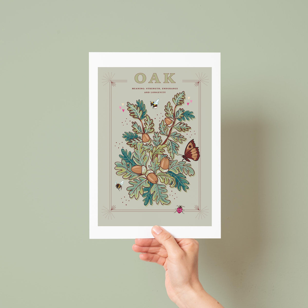 Oak Tree Wall Art Print