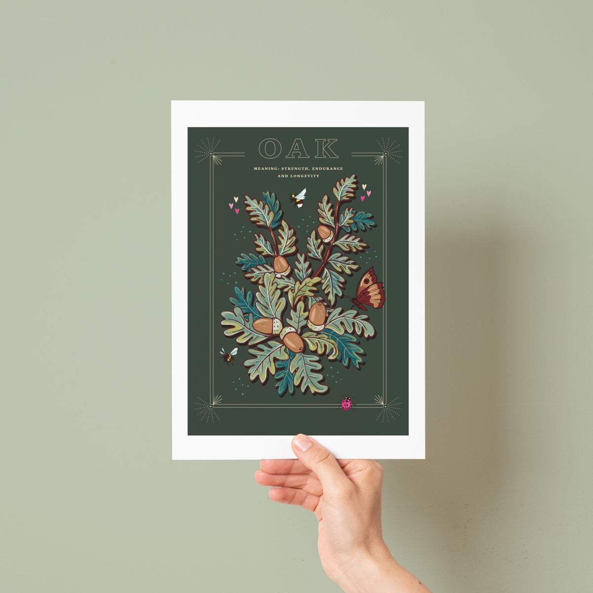 Oak Tree Wall Art Print