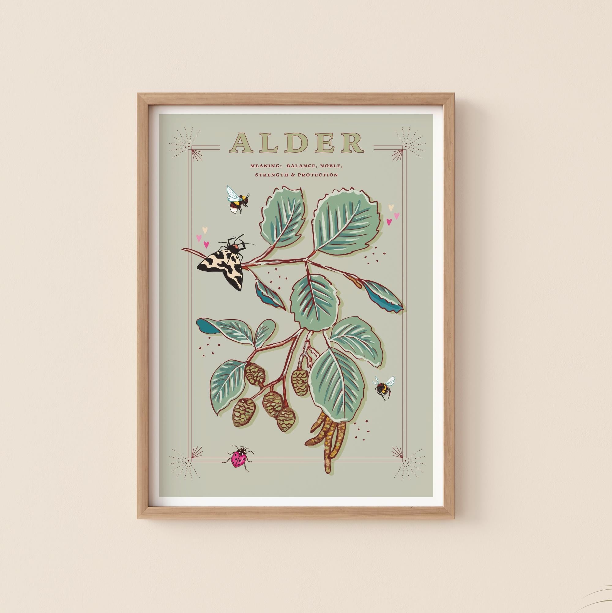 Alder Tree Wall Art Print